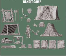 Tiny-Furniture TF-84p - Bandits Camp - UNPAINTED