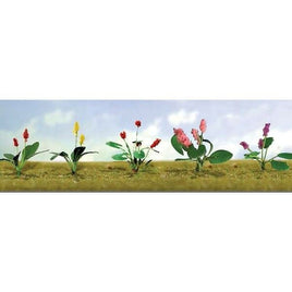 JTT Scenery Products 95562 - O Scale - Assorted Flower Plants #3 10/pk