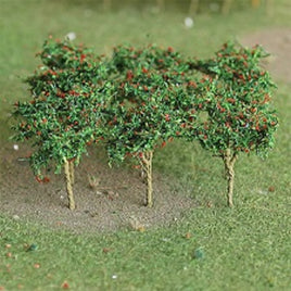 MP Scenery Products 70108 - HO Scale - Apple Saplings 1-3/8" Height, 10/pk