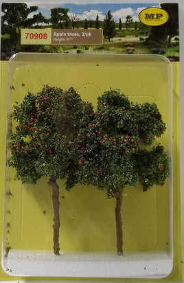 MP Scenery Products 70908 - O scale - Apple Tree Grove 4-1/2", 2/pk