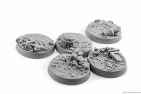 Tiny-Furniture #TF229-7 - Bases 25mm - Village road - UNPAINTED