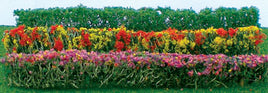 JTT Scenery Products 95510 - HO Scale - Flower Hedges 5"(L) 8/pk