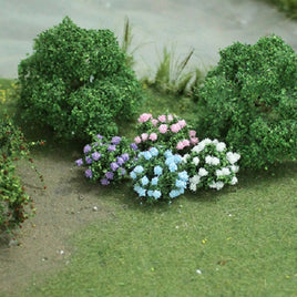MP Scenery Products 75043 - N Scale - Hydrangea 5/16" Height, 12/pk