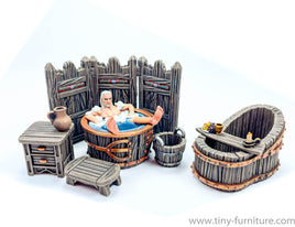 Tiny-Furniture TF-AQ-001-p-28 - Bathroom - UNPAINTED