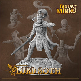 Fantasy Minis - FM17 - Lord Soth Dragonlance 28mm
