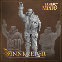 Fantasy Minis - FM19 - NPC Innkeeper 28mm