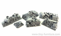 Tiny-Furniture #227-1 - Old City Barricades - UNPAINTED
