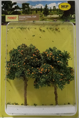MP Scenery Products 70907 - O scale - Orange Tree Grove 4-1/2", 2/pk