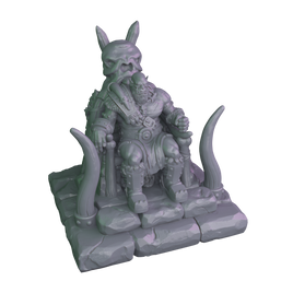 Tiny-Furniture TF-SP-32 Orc Chieftain Set#32 - UNPAINTED