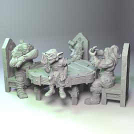 Tiny-Furniture TF-SP-11 Dining Orks Set#11 - UNPAINTED