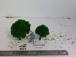 BDT Trees TWA1080 - All Scale - Tree -  Mid-green - 10/pk