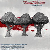 Dark Realms - Shirelands - DRHV101 - Halfling Village Trees