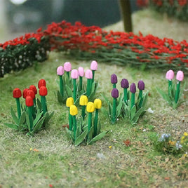 MP Scenery Products 70009 - HO Scale - Tulips 1/2" Height, 44/pk