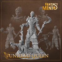 Fantasy Minis - FM15 - Undead Queen 28mm