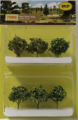 MP Scenery Products 75905 - N scale - Pear Tree Grove 1-1/4", 6/pk